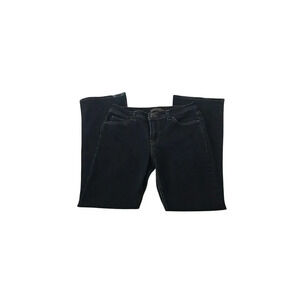 Nine West Women's Flared Jeans Size 8 Blue Mid-Rise Dark Wash Denim